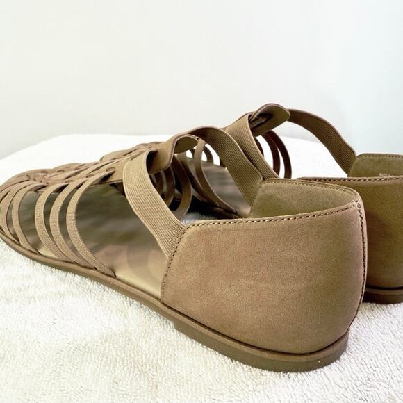 Eileen Fisher Rato Gladiator Sandals Size 10 Tan Comfort Shoes - Picture 9 of 12